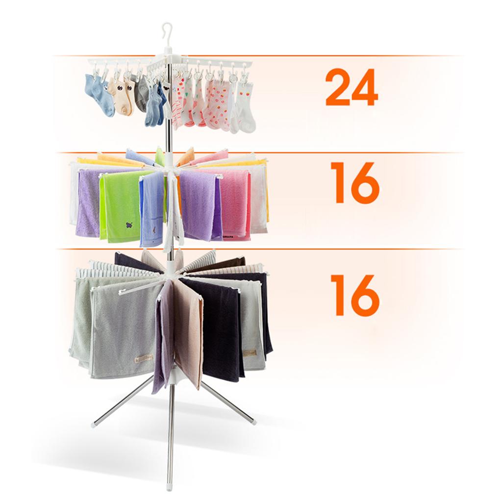 Baby Clothing Drying Rack - 3-poziomowy składany stojak do suszenia ubrań