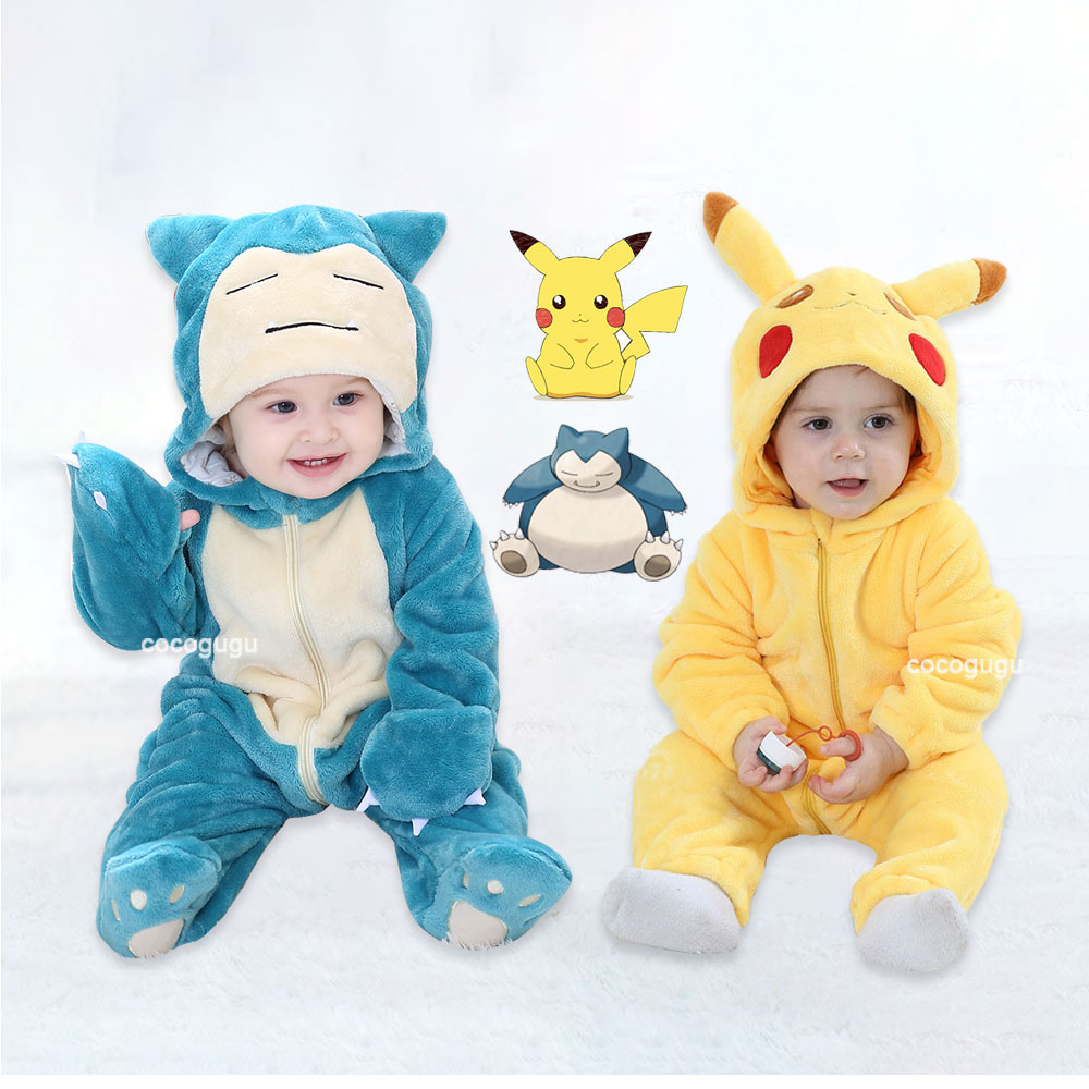 Baby Clothing Newborn - Kostium Pokemon 0-5 lat Niemowlę Snorlax