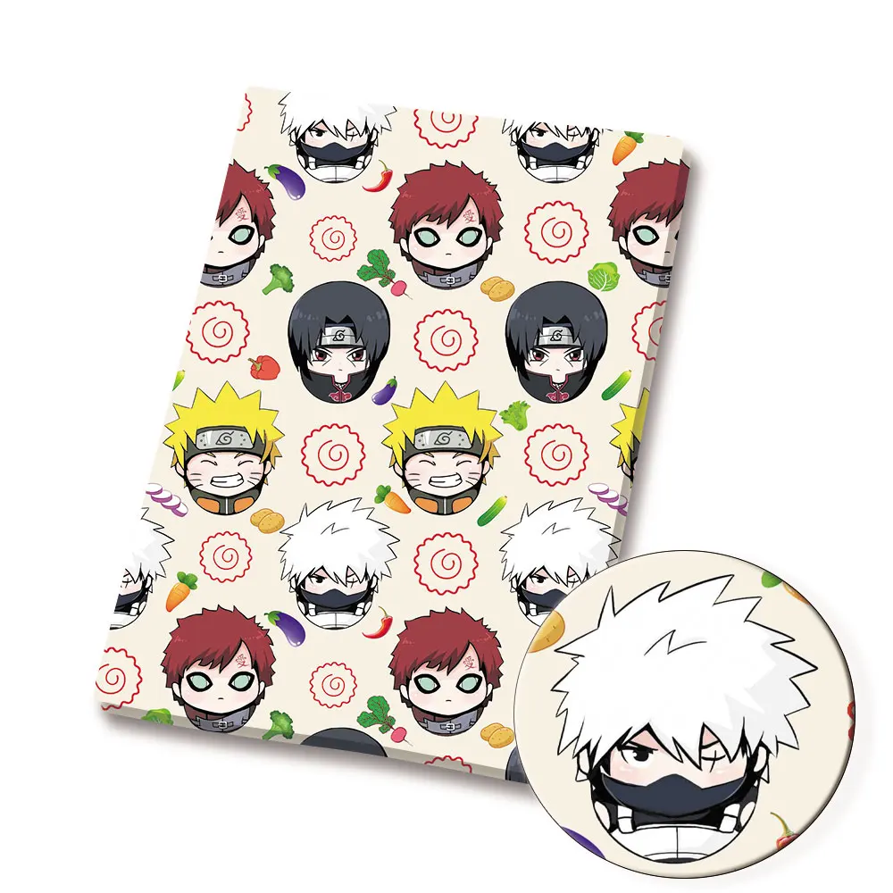 Baby Clothing Fabric - Materiały do anime Naruto, tkanina 140*50cm,