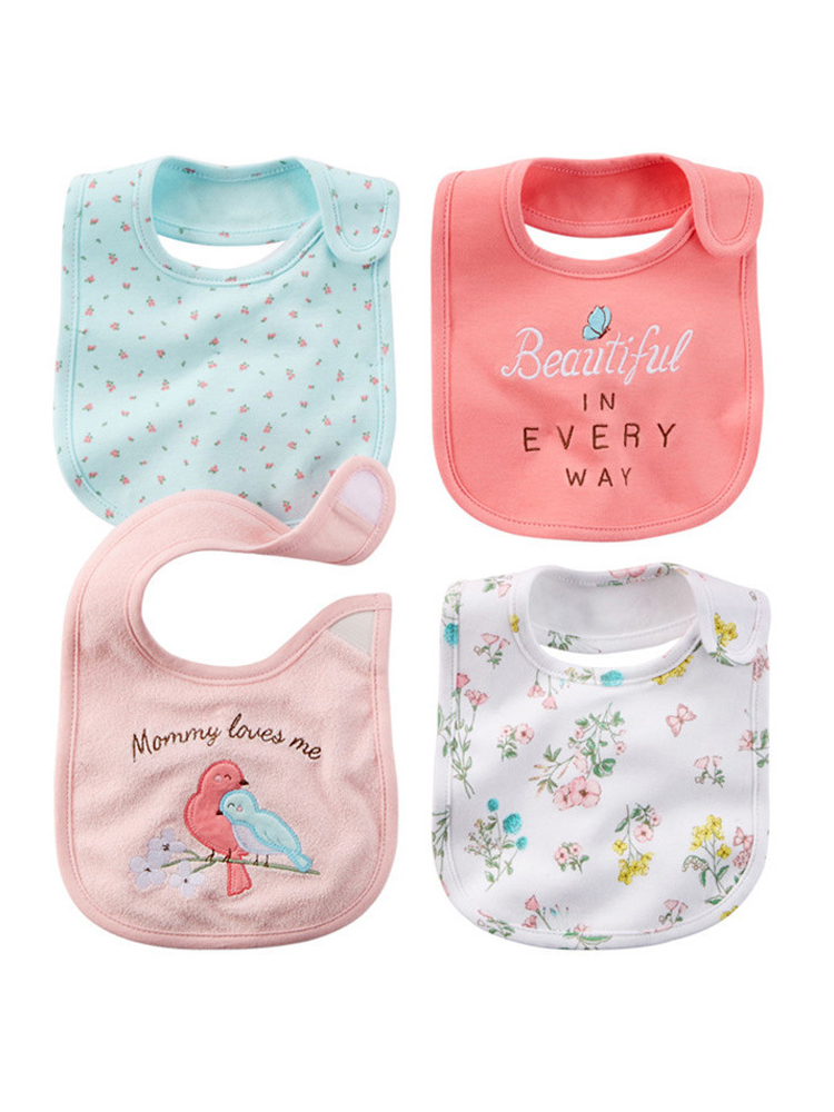 Baby Clothing Fabric - Śliniaki dziecięce 100% bawełna, wodoodporne bandany,