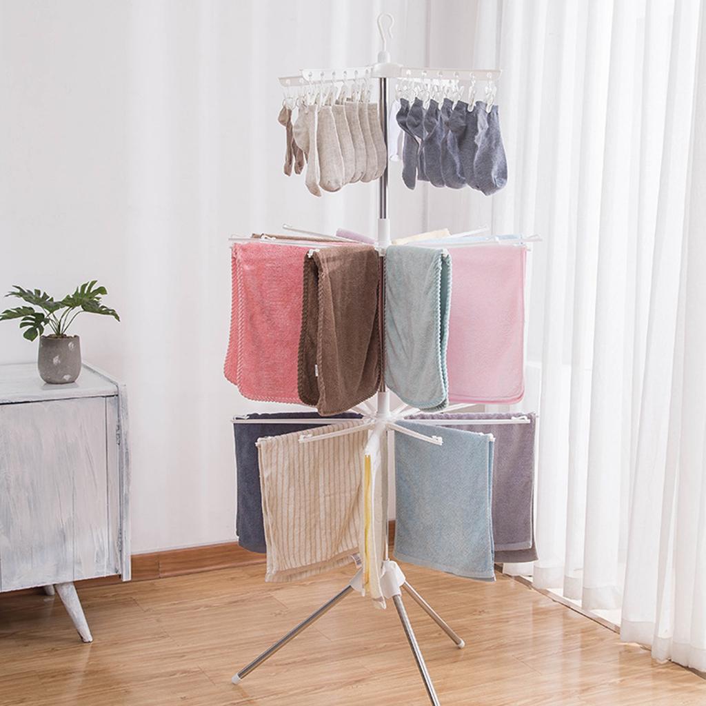 3-poziomowy składany stojak do – Baby Clothing Drying Rack recenzja i cena