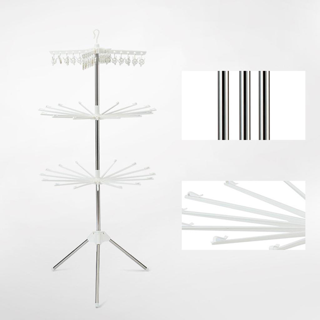3-poziomowy składany stojak do – Baby Clothing Drying Rack recenzja i cena