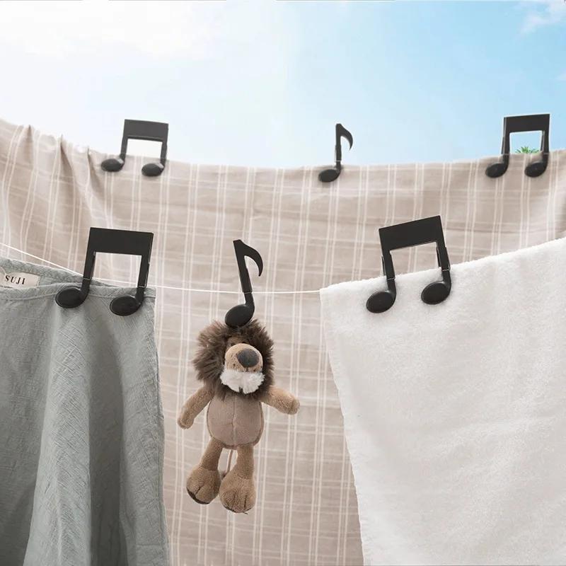2 szt. Klamerki do ubrań z nut – Baby Clothing Drying Rack recenzja i cena