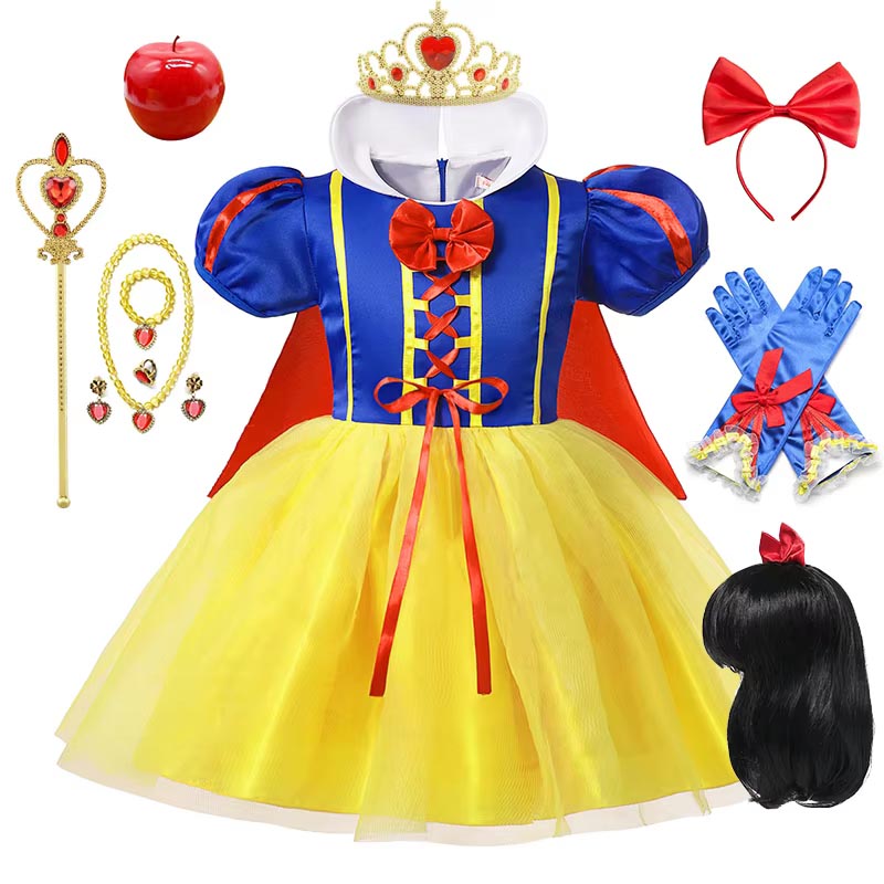Sukienka Królewny Śnieżki dla  – Baby Q Clothing recenzja i cena
