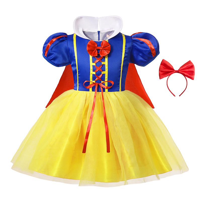 Sukienka Królewny Śnieżki dla  – Baby Q Clothing recenzja i cena