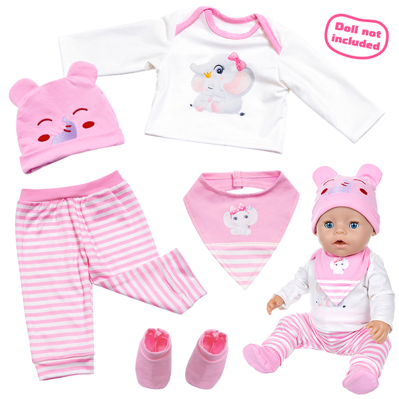 Zestaw ubranek dla lalek 16-18 – Baby Clothing Newborn recenzja i cena
