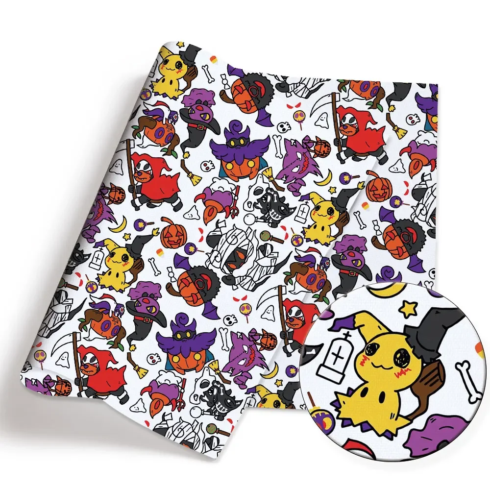Pokemon Cartoon Fabric140 * 50 – Baby Clothing Fabric recenzja i cena