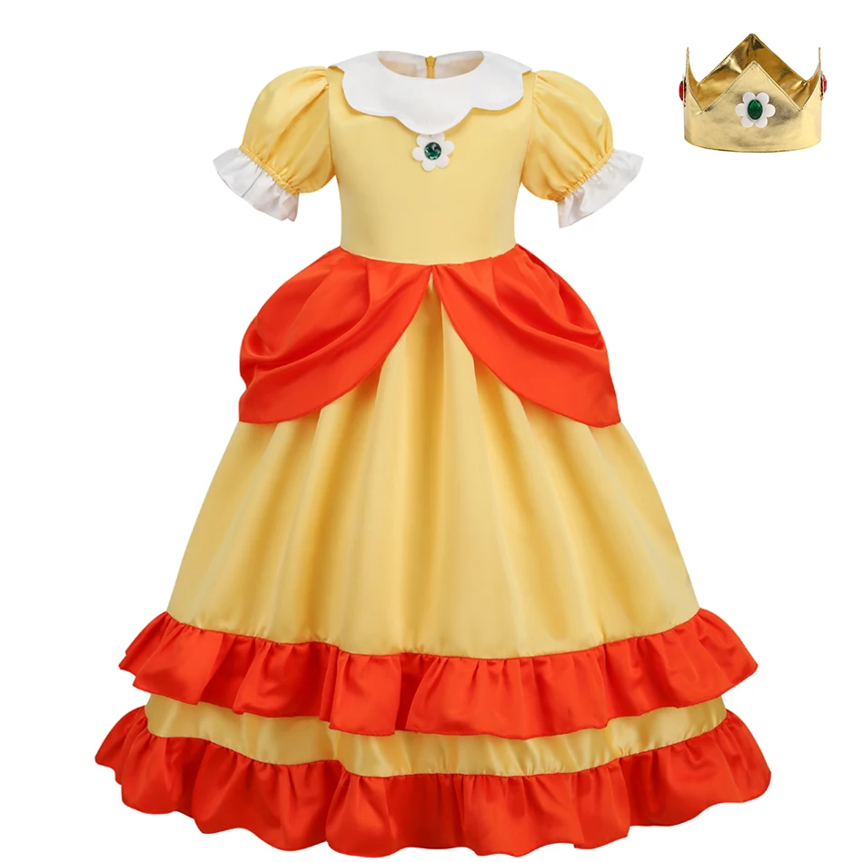 Brzoskwiniowa sukienka księżni – Baby Q Clothing recenzja i cena