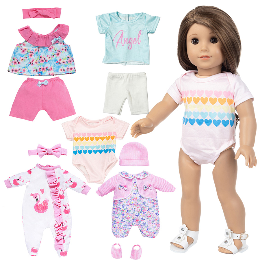 Ubranka dla lalek 18-calowych  – Baby Clothing Newborn recenzja i cena