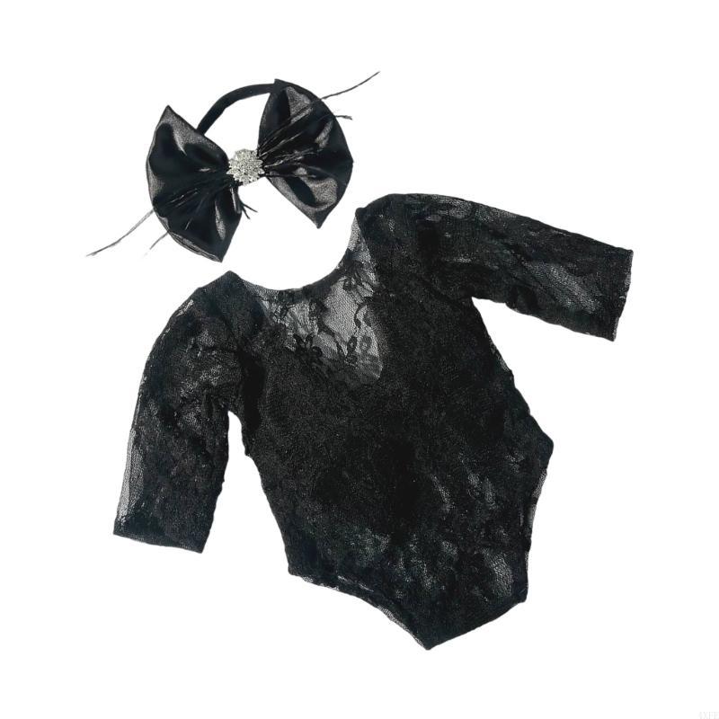 Elegancki koronkowy zestaw rom – Baby Clothing Newborn recenzja i cena