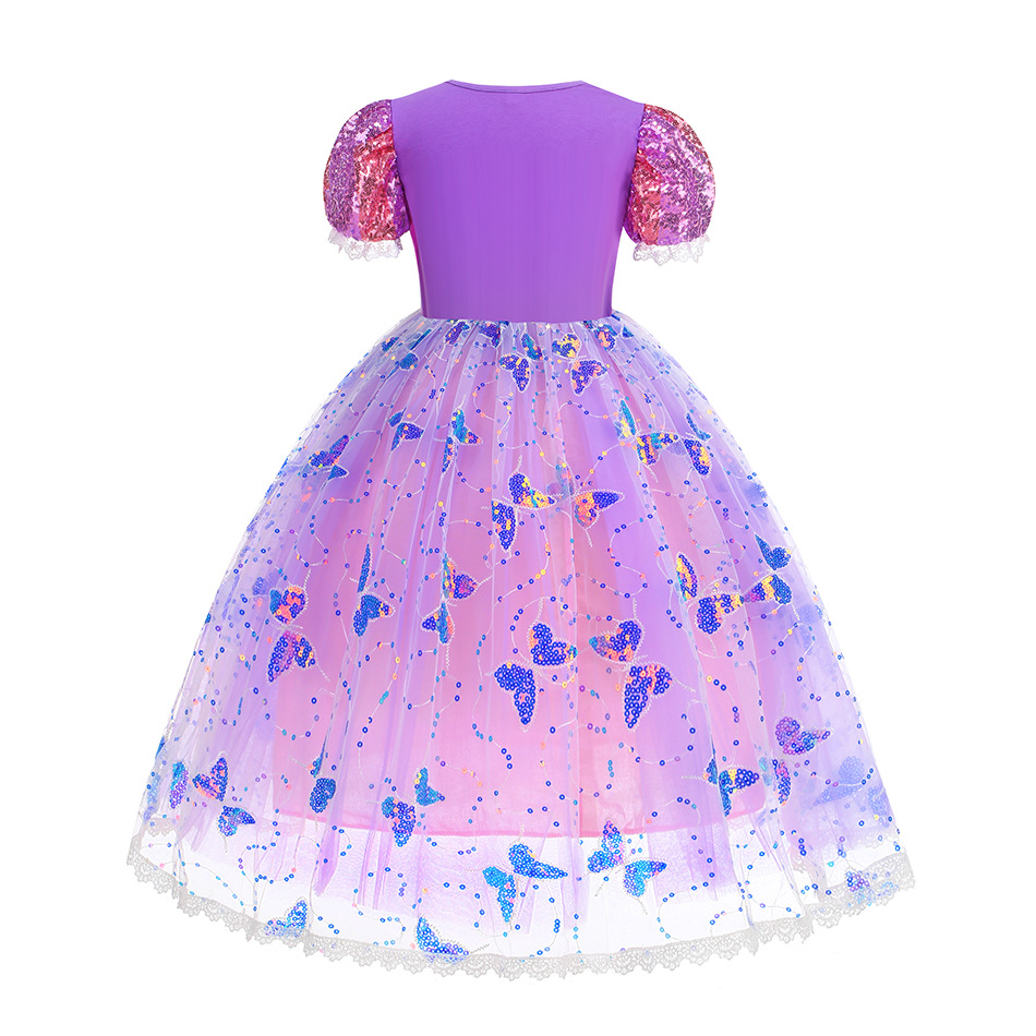 Dziewczyna Roszpunka Sukienka  – Baby Q Clothing recenzja i cena